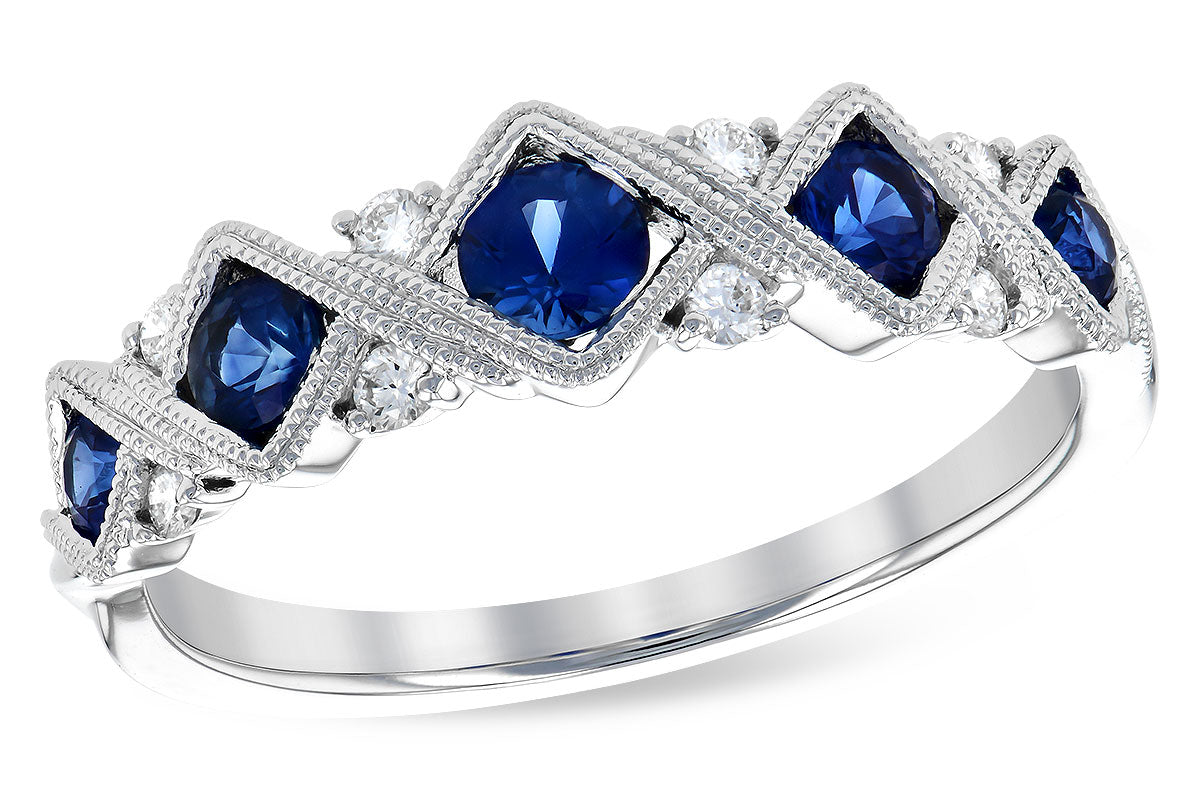 Elegant Sapphire & Diamond Ring 200-1371
